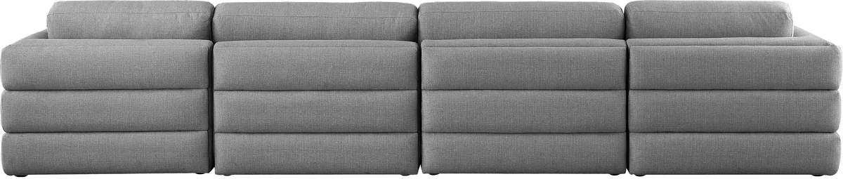 Beckham - Modular 4 Seat Sofa - Gray