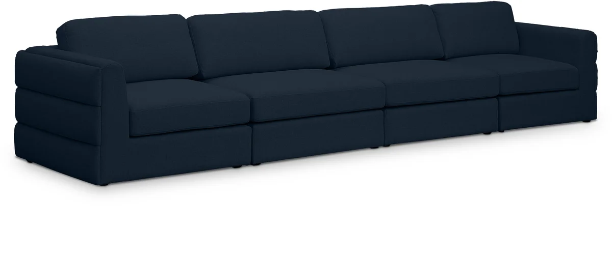 Beckham - Modular 4 Seat Sofa - Navy