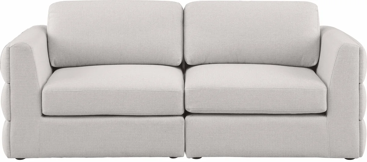 Beckham - Modular 2 Seat Sofa - Beige