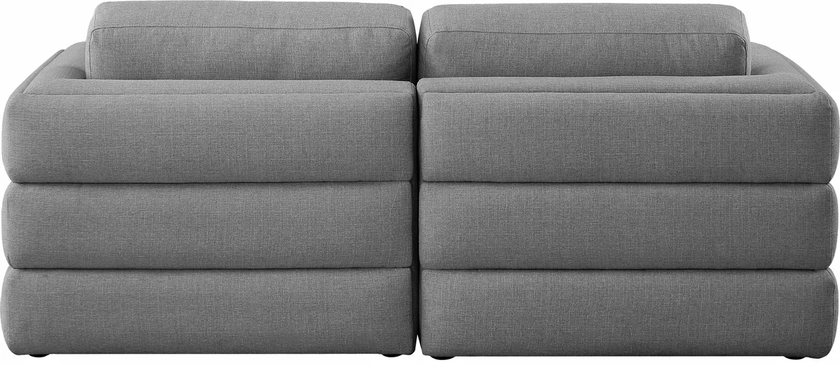 Beckham - Modular 2 Seat Sofa - Gray