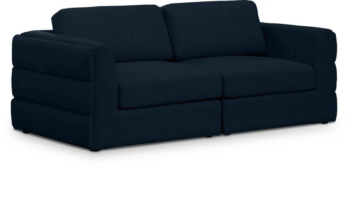 Beckham - Modular 2 Seat Sofa - Navy
