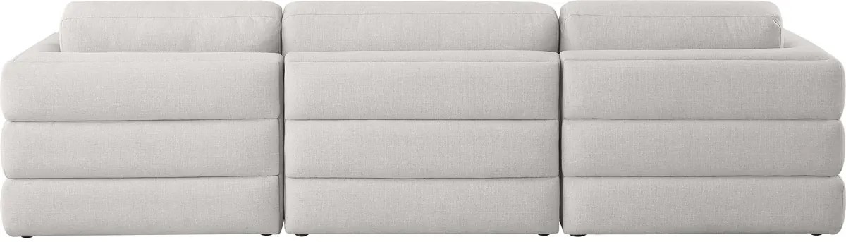 Beckham - Modular 3 Seat Sofa - Beige