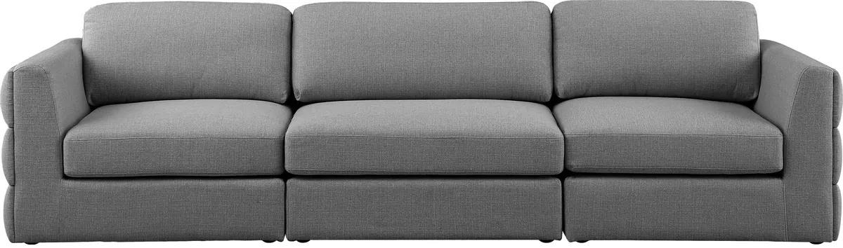 Beckham - Modular 3 Seat Sofa - Gray