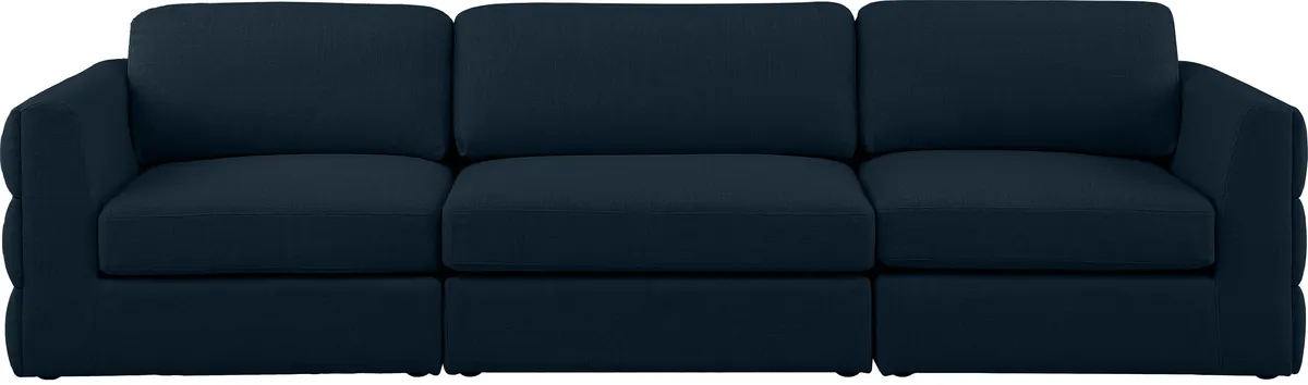 Beckham - Modular 3 Seat Sofa - Navy