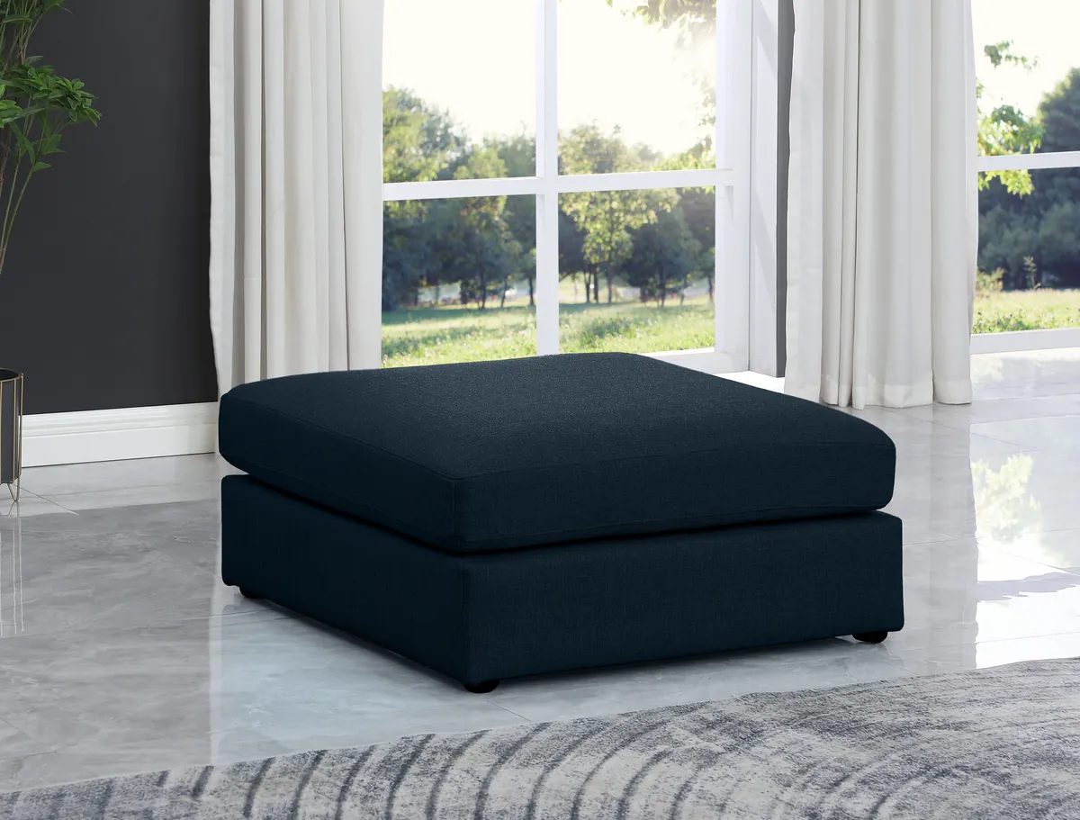 Beckham - Ottoman - Navy - View 2