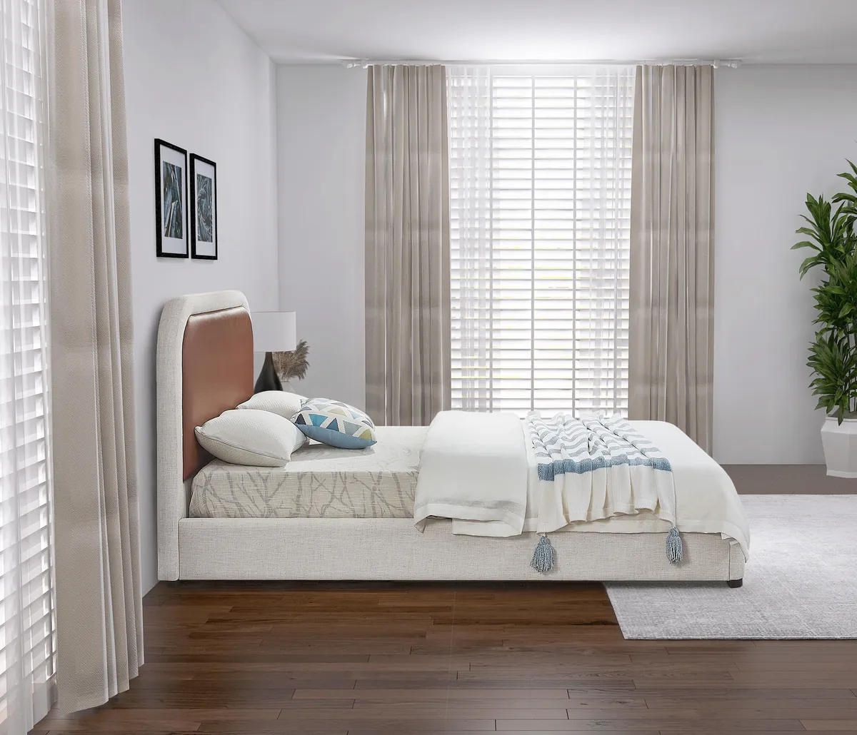 Blake - King Bed - Brown