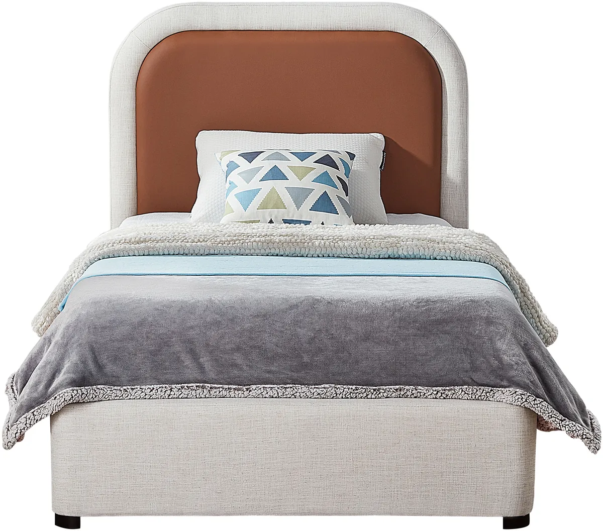 Blake - Twin Bed - Brown
