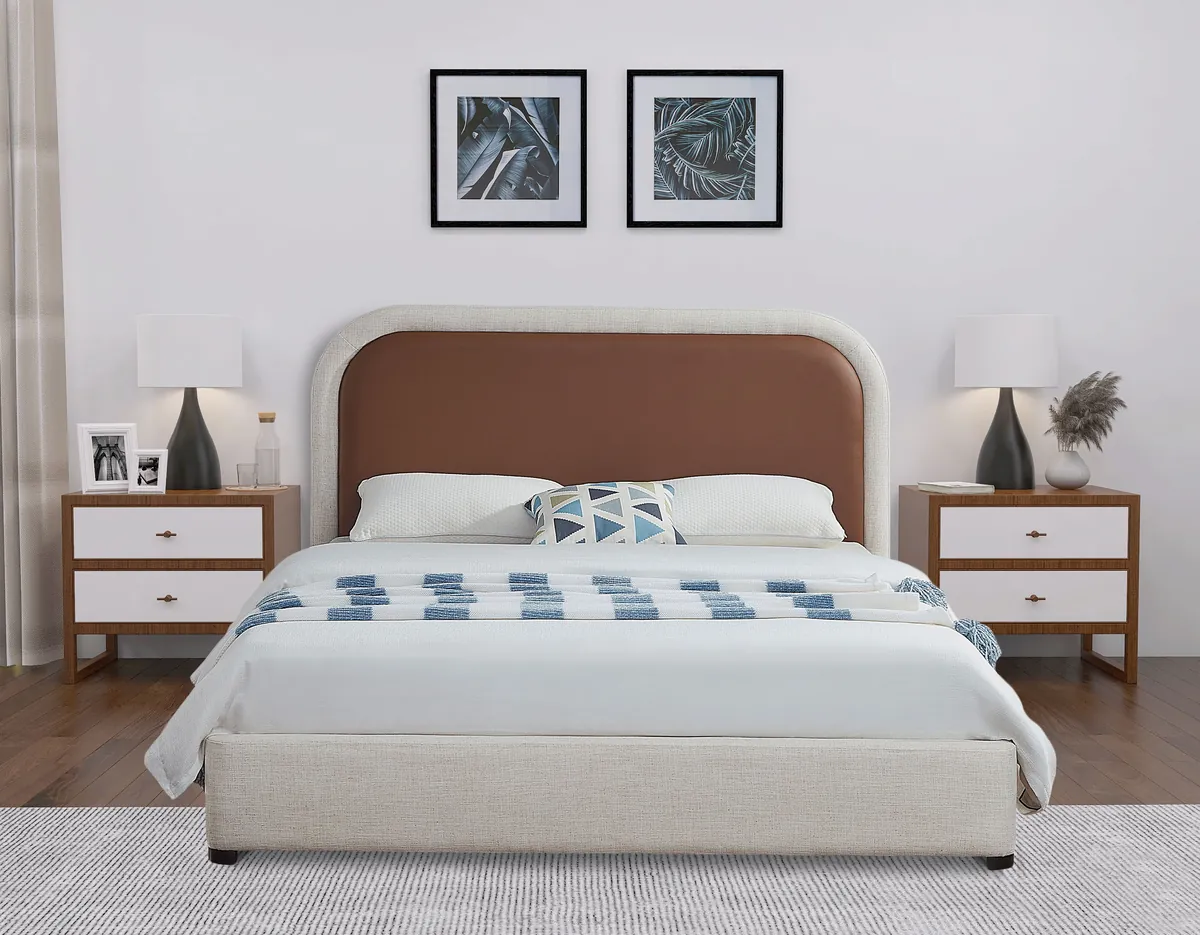 Blake - Queen Bed - Brown