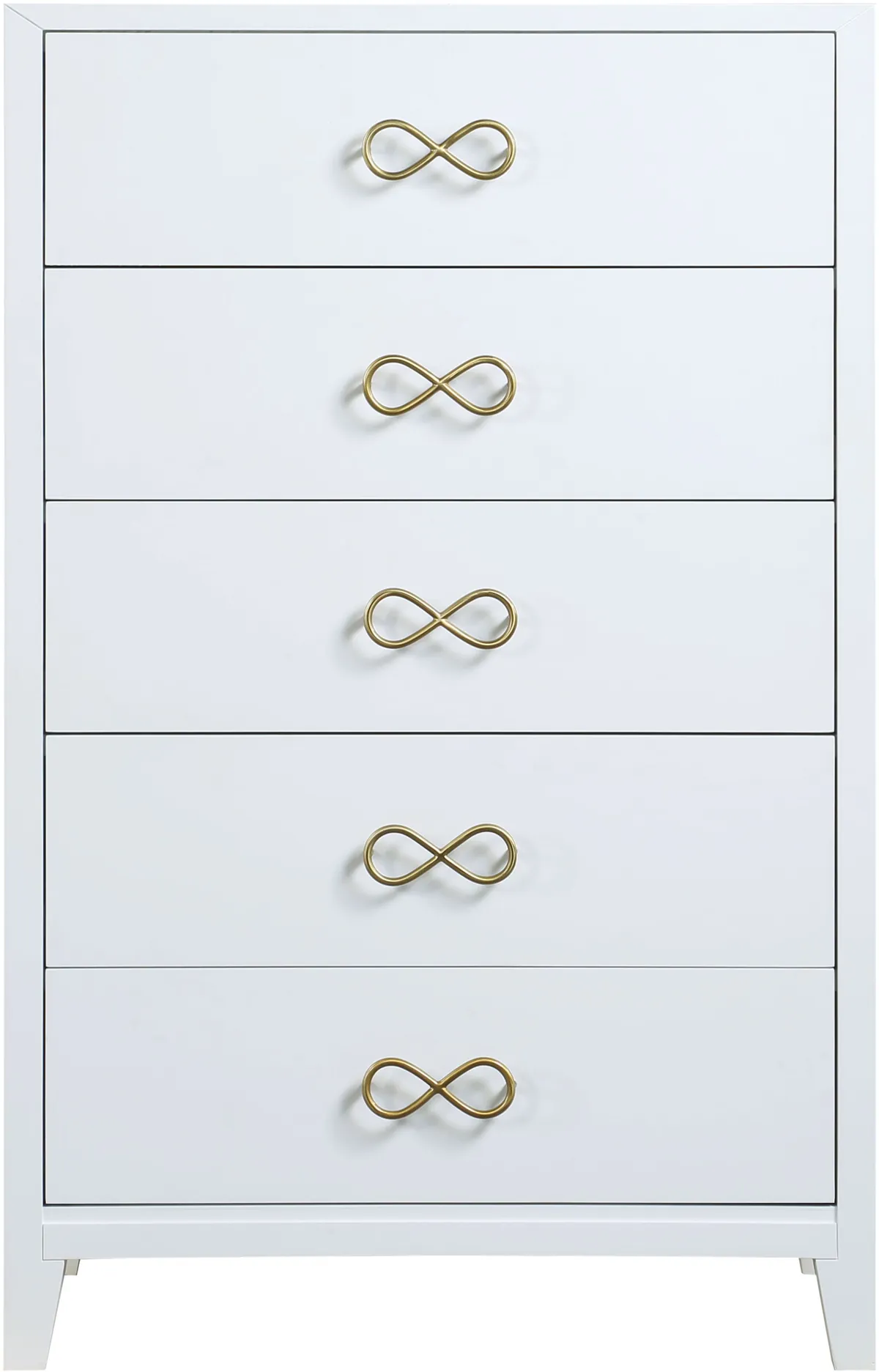 Bowtie - Chest - White / Gold