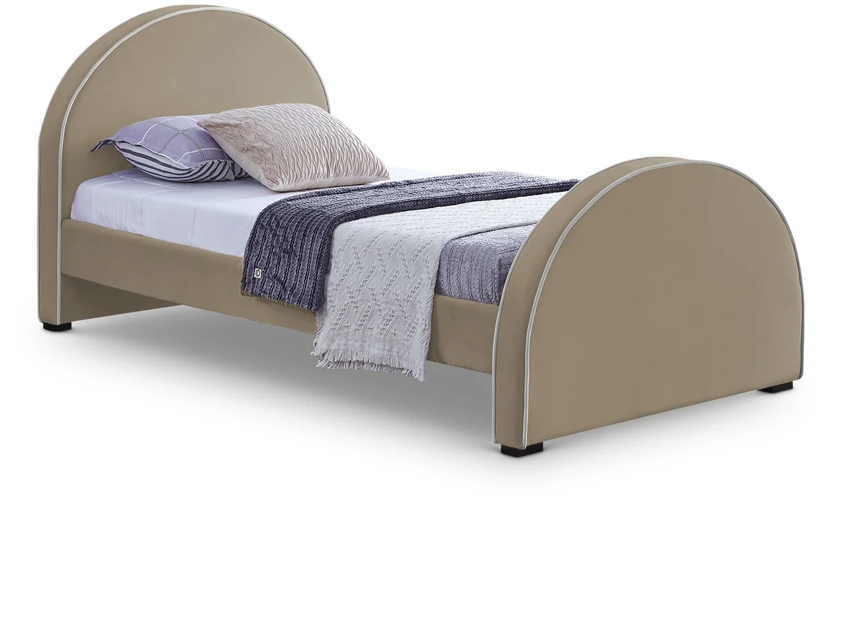 Brody - Twin Bed - Beige