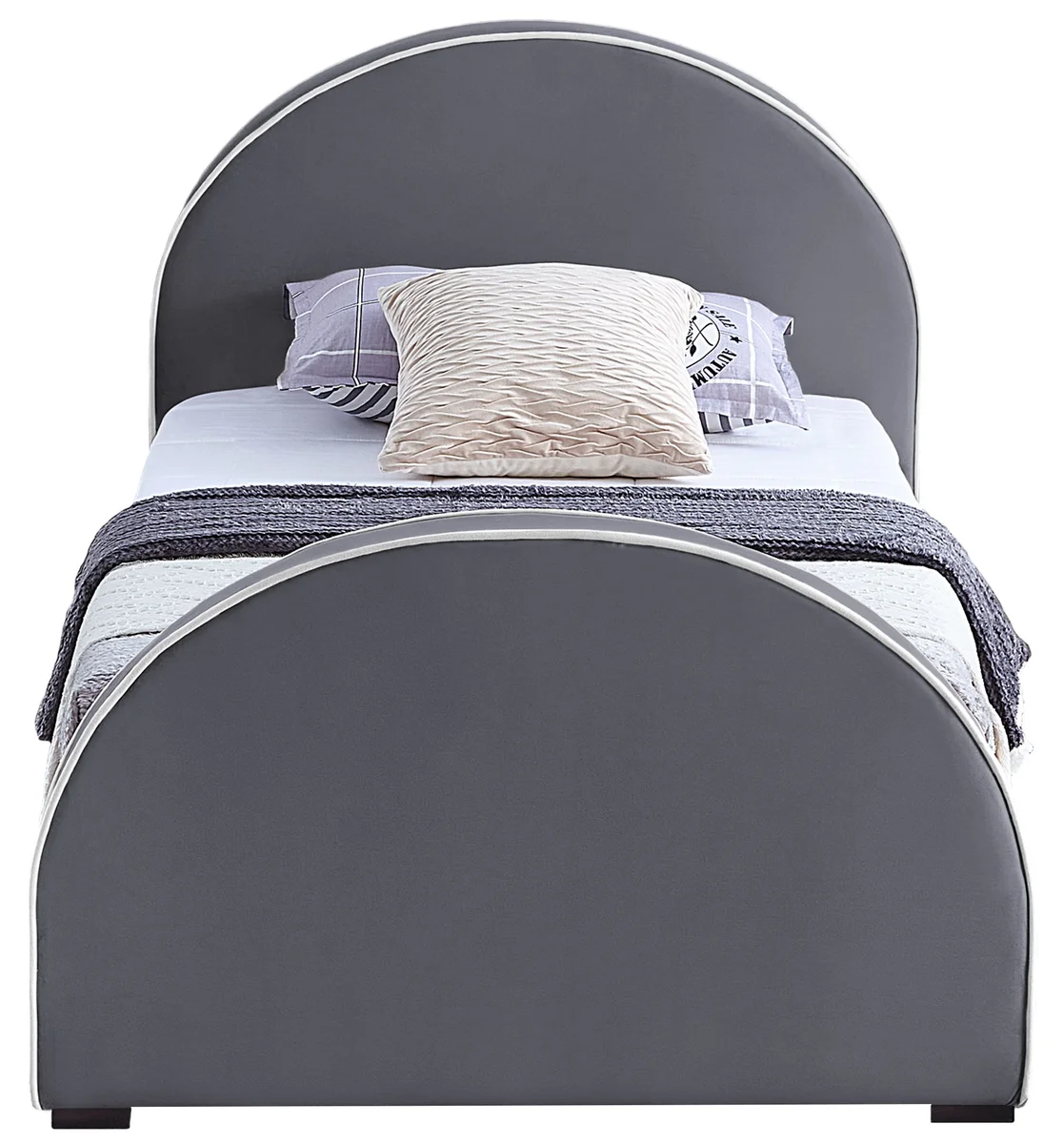 Brody - Twin Bed - Gray