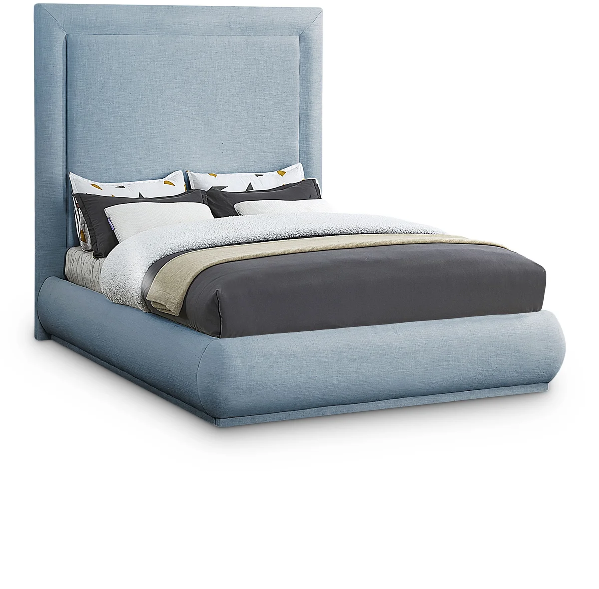 Brooke - Queen Bed - Light Blue