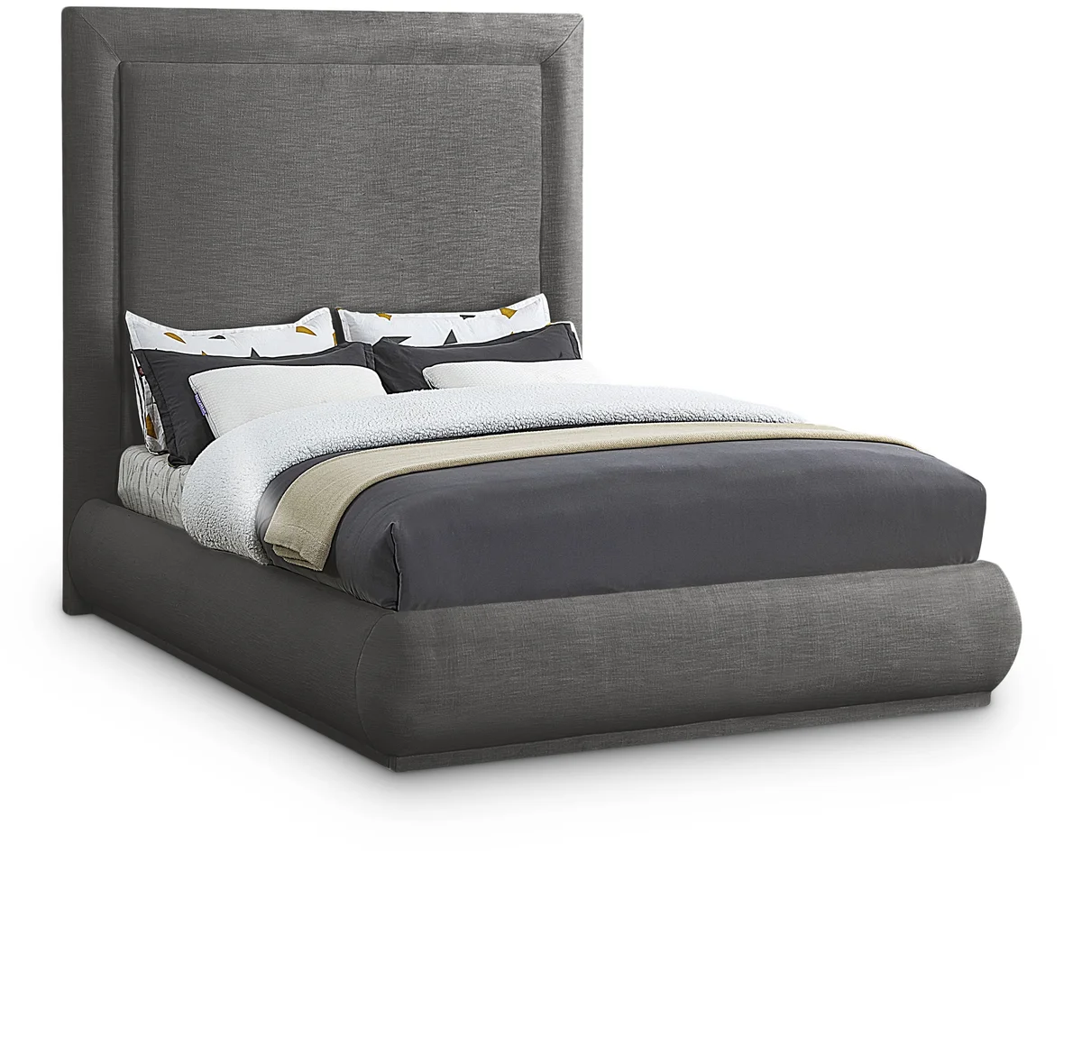Brooke - Queen Bed - Gray