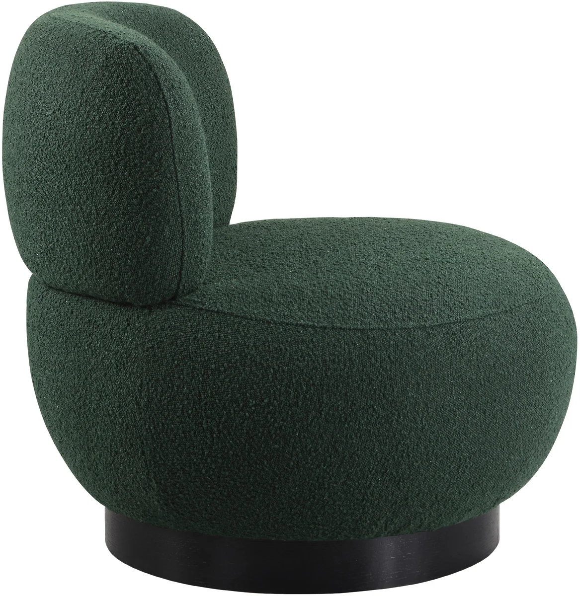 Calais - Accent Chair With Black Base - Green