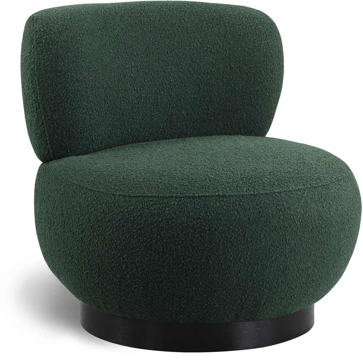 Calais - Accent Chair With Black Base - Green