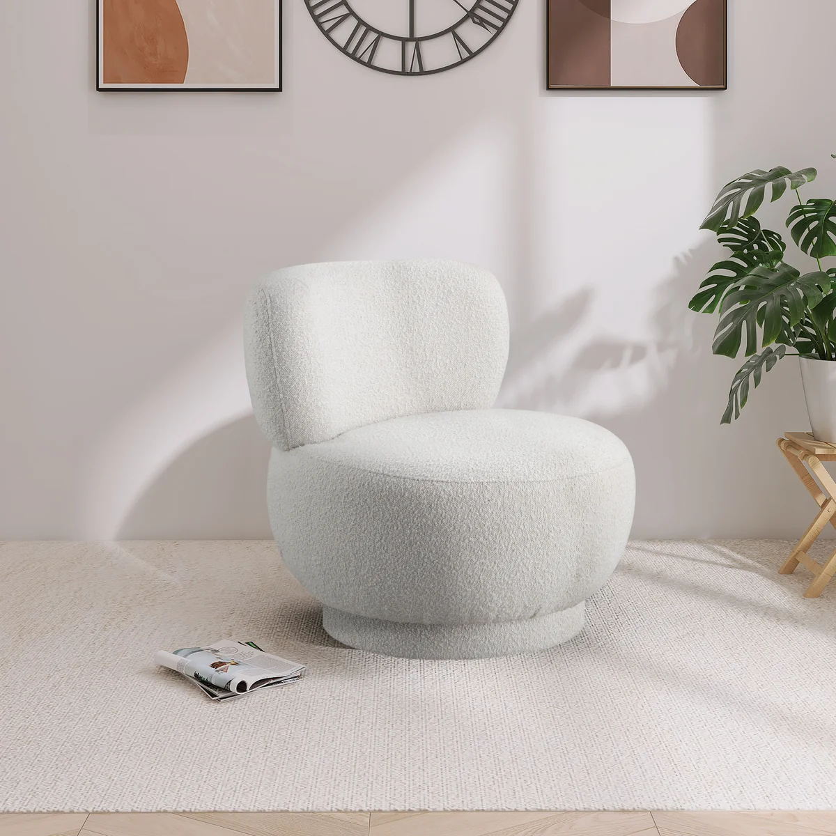 Calais - Accent Chair - Cream - View 2