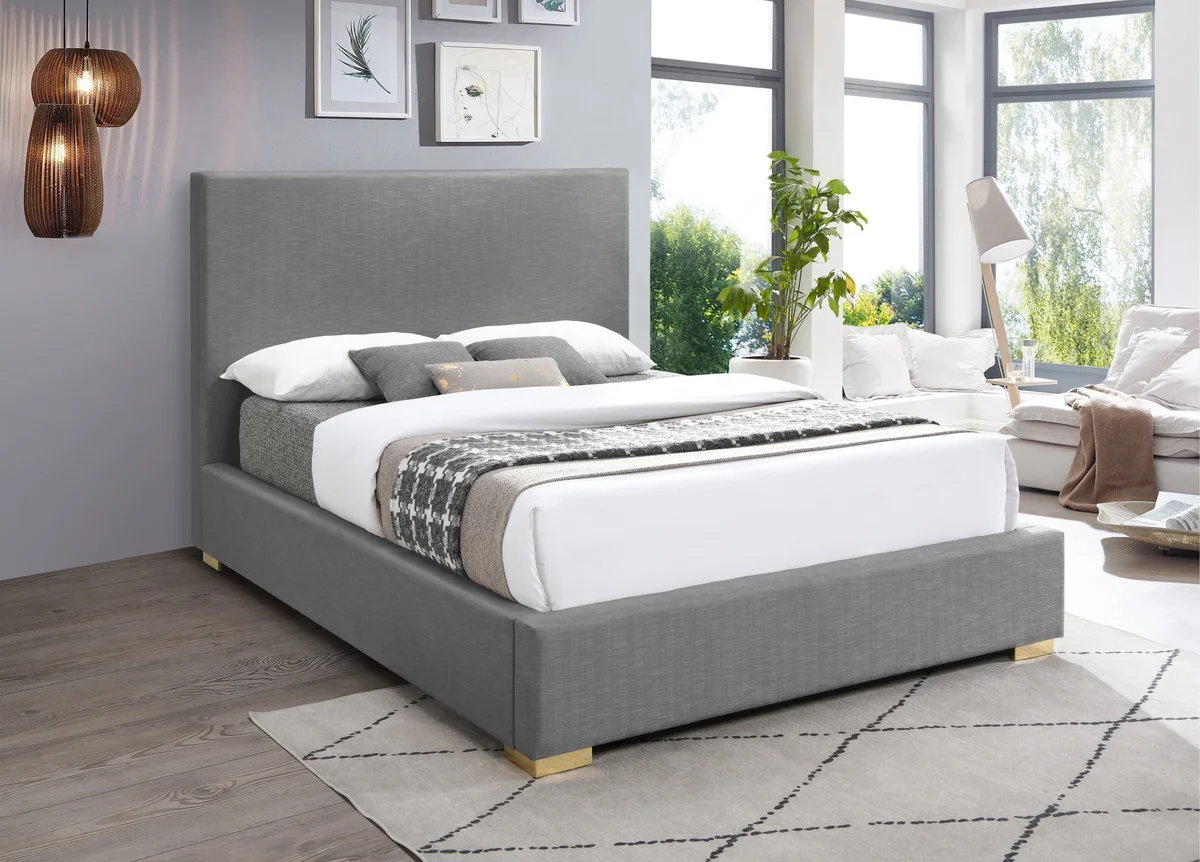 Crosby - King Bed - Gray