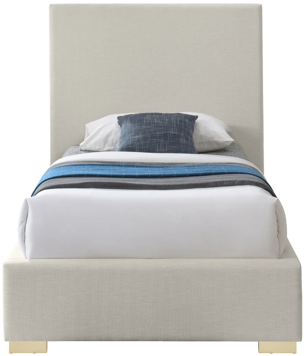 Crosby - Twin Bed - Beige