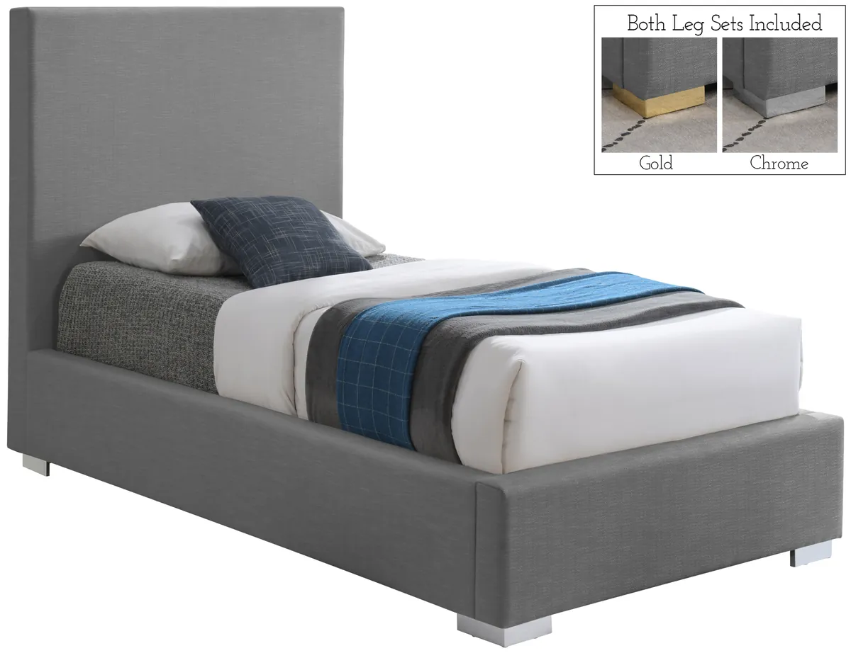 Crosby - Twin Bed - Gray - View 2