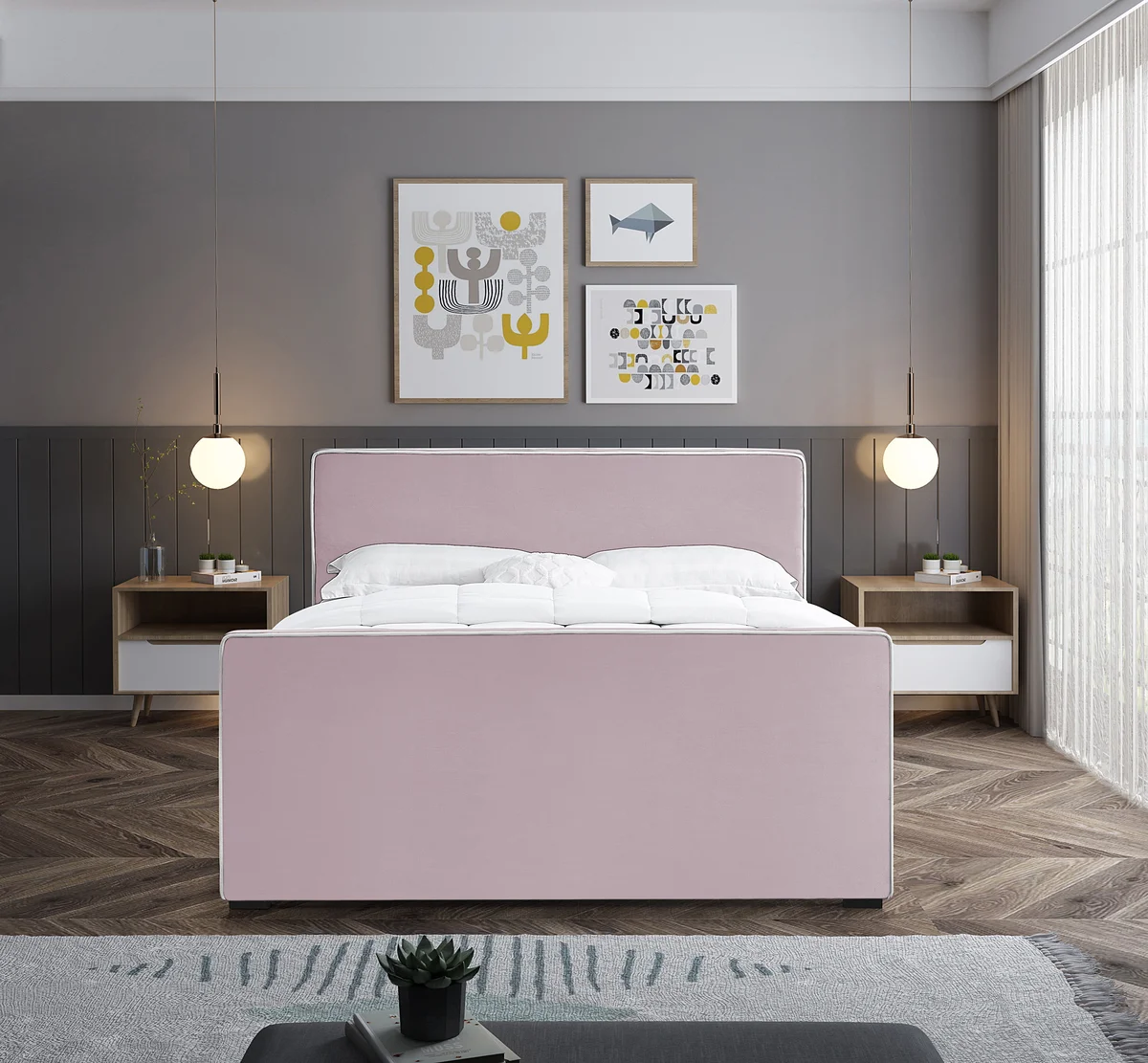 Dillard - Full Bed - Pink