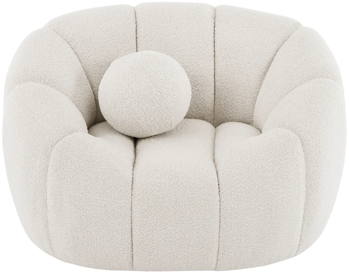 Elijah - Boucle Chair - Cream