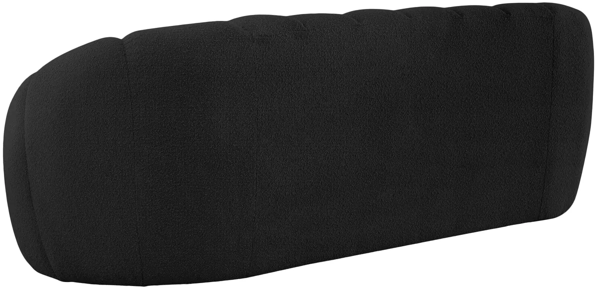 Elijah - Boucle Sofa - Black