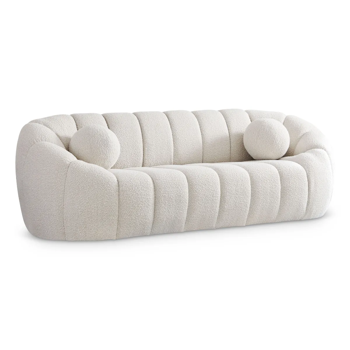 Elijah - Boucle Sofa - Cream