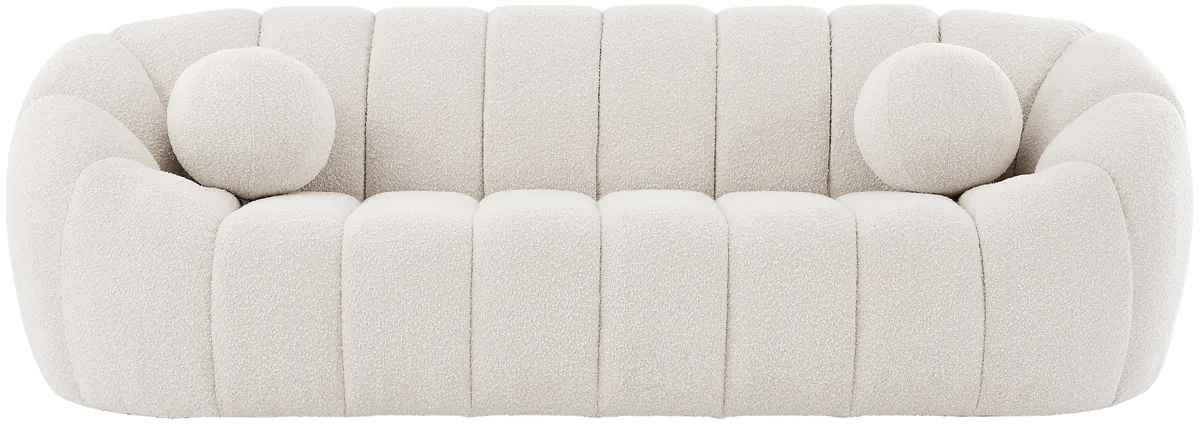 Elijah - Boucle Sofa - Cream