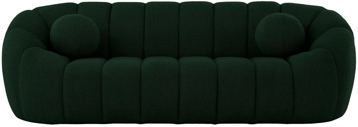 Elijah - Boucle Sofa - Green
