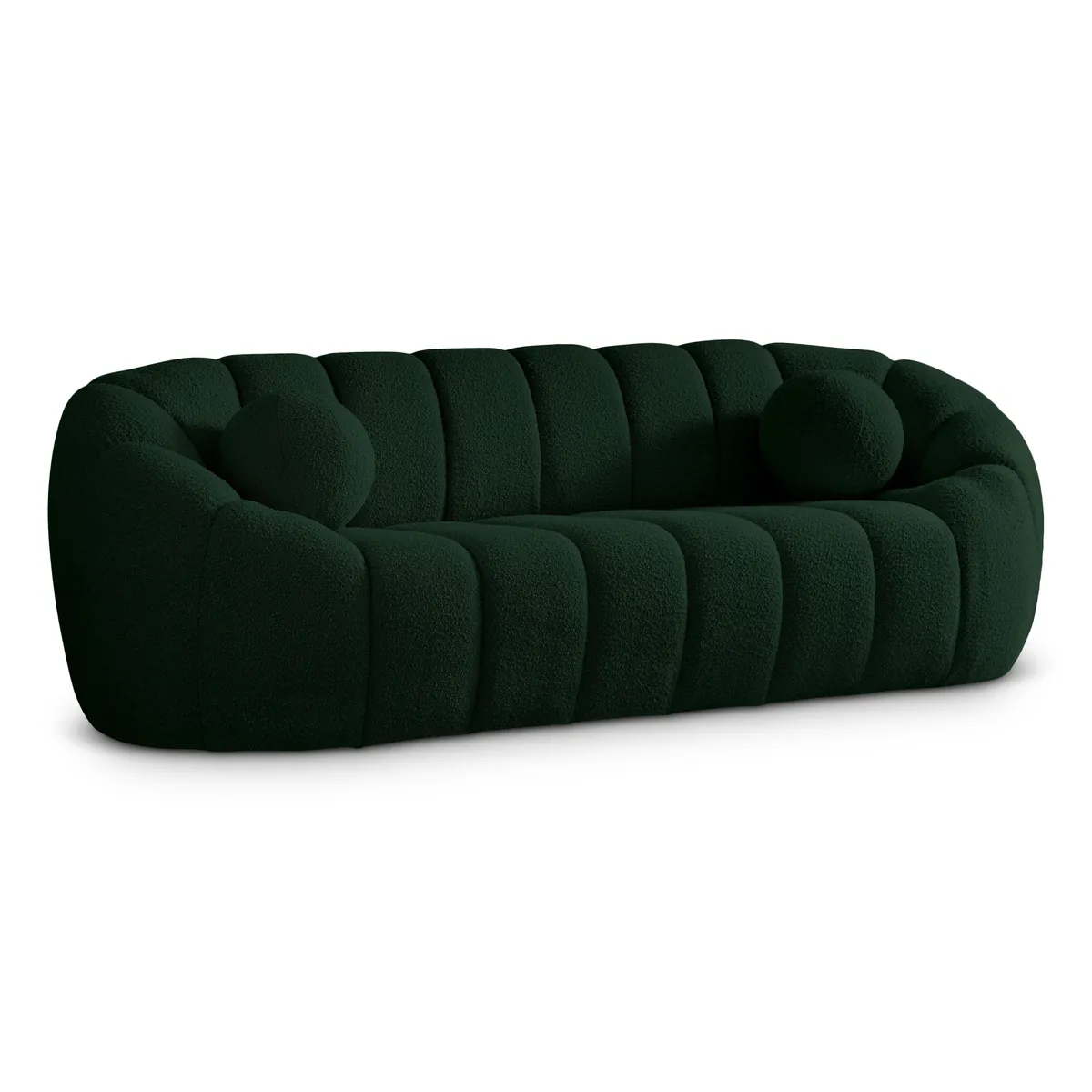 Elijah - Boucle Sofa - Green