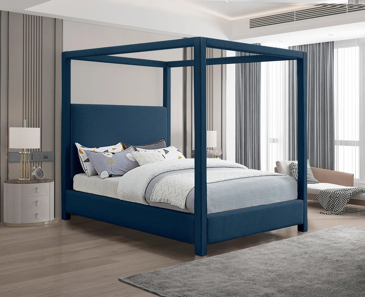 Emerson - King Bed - Navy - View 2