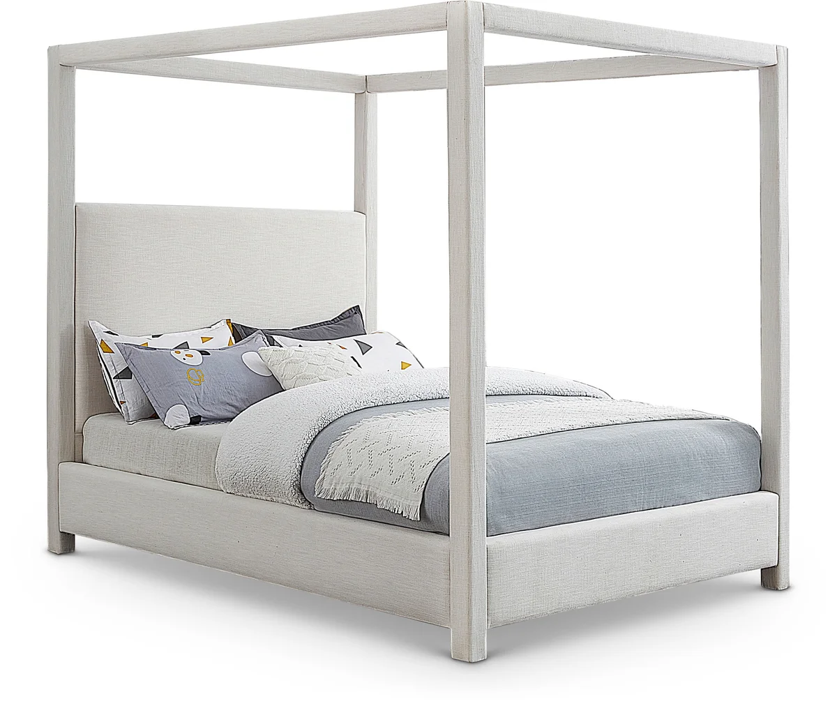 Emerson - King Bed - Cream