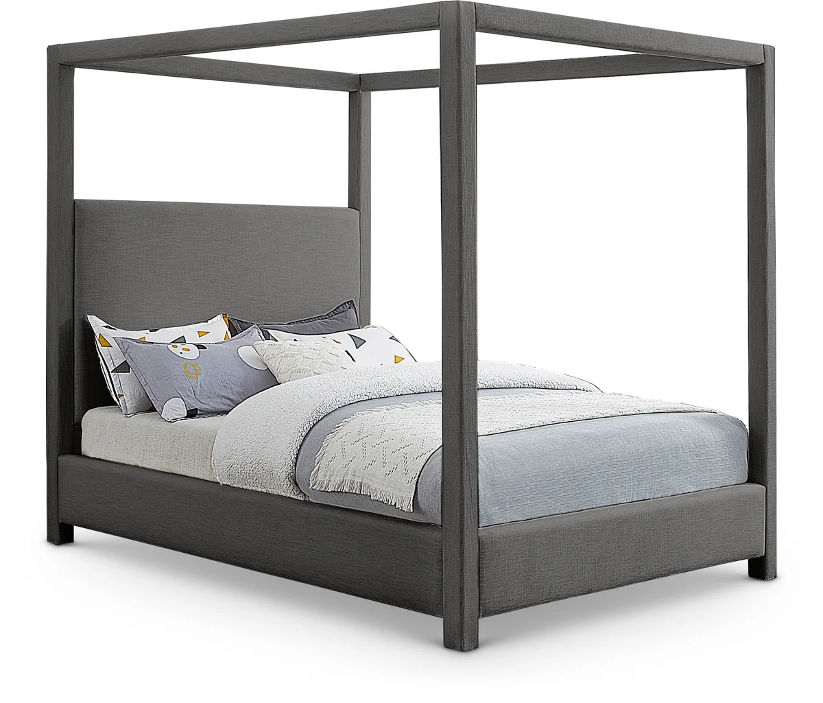 Emerson - King Bed - Gray