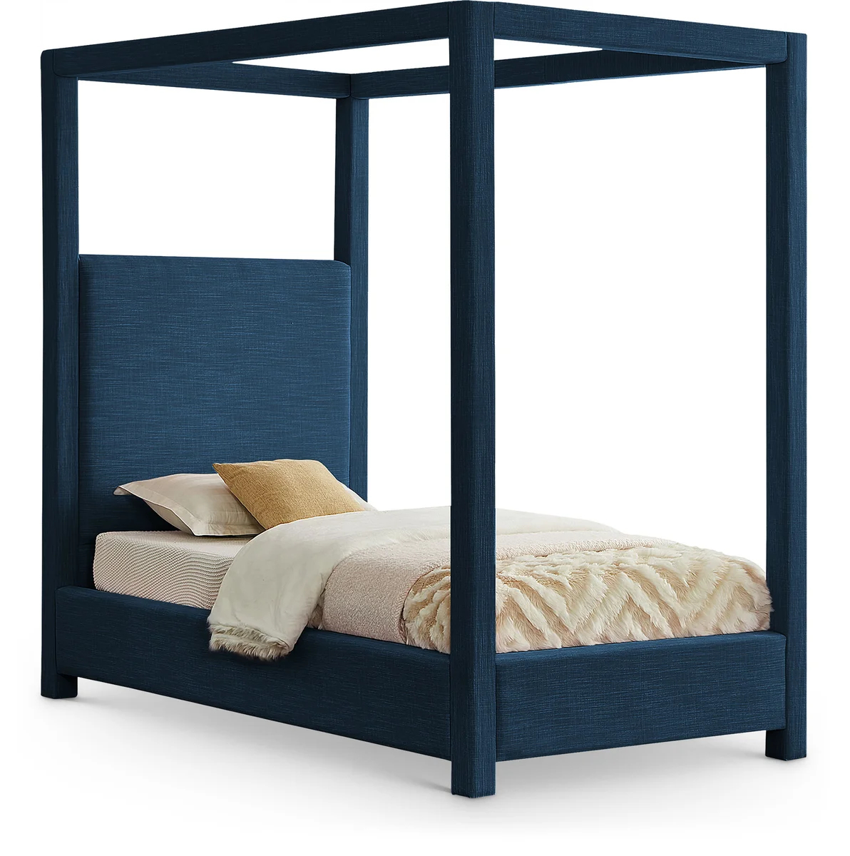 Emerson - Twin Bed - Navy