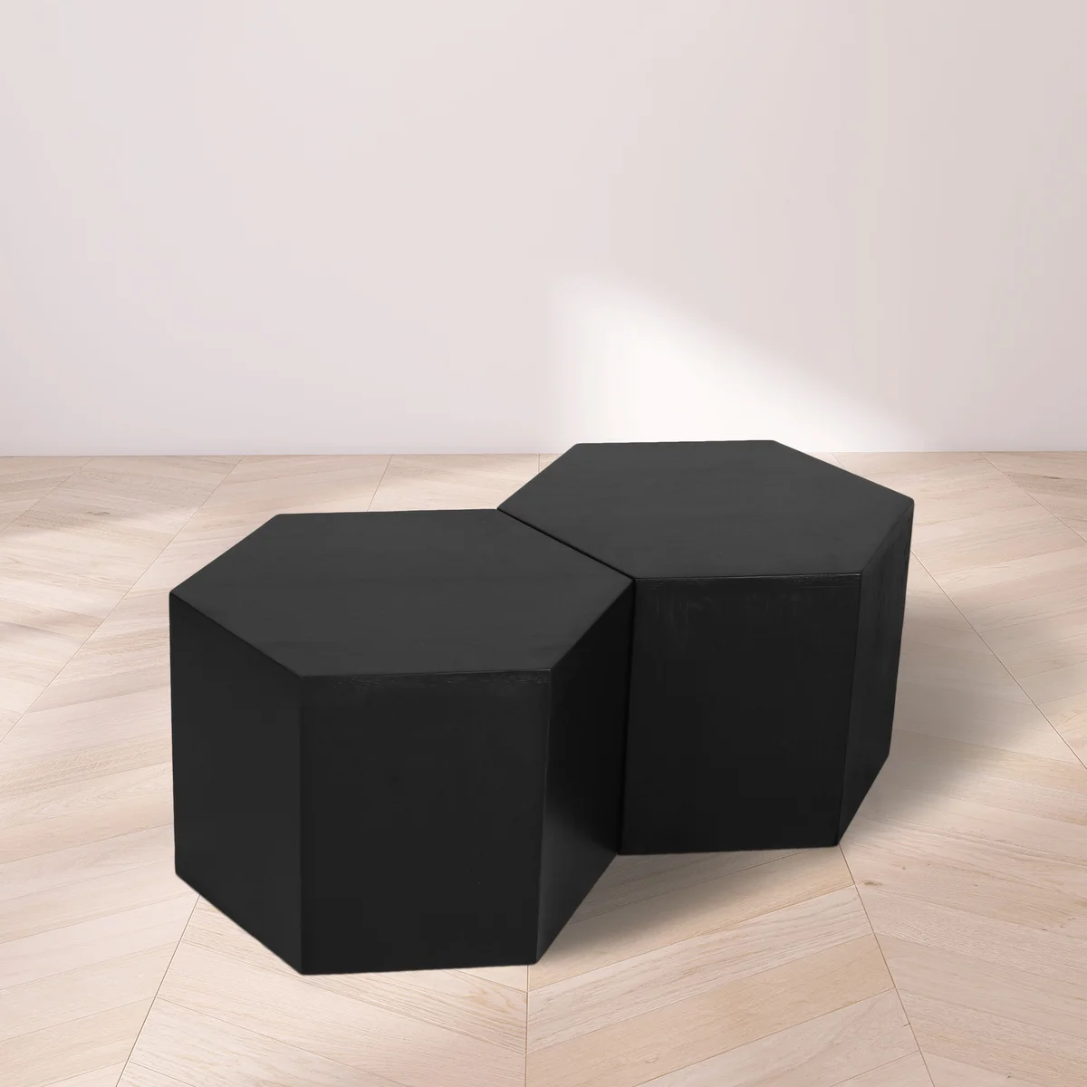 Eternal - Coffee Table 2 Piece - Black - View 2