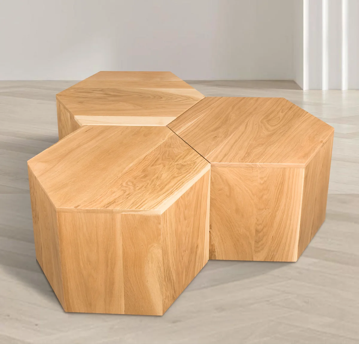 Eternal - Coffee Table - 3 Piece Natural - View 2