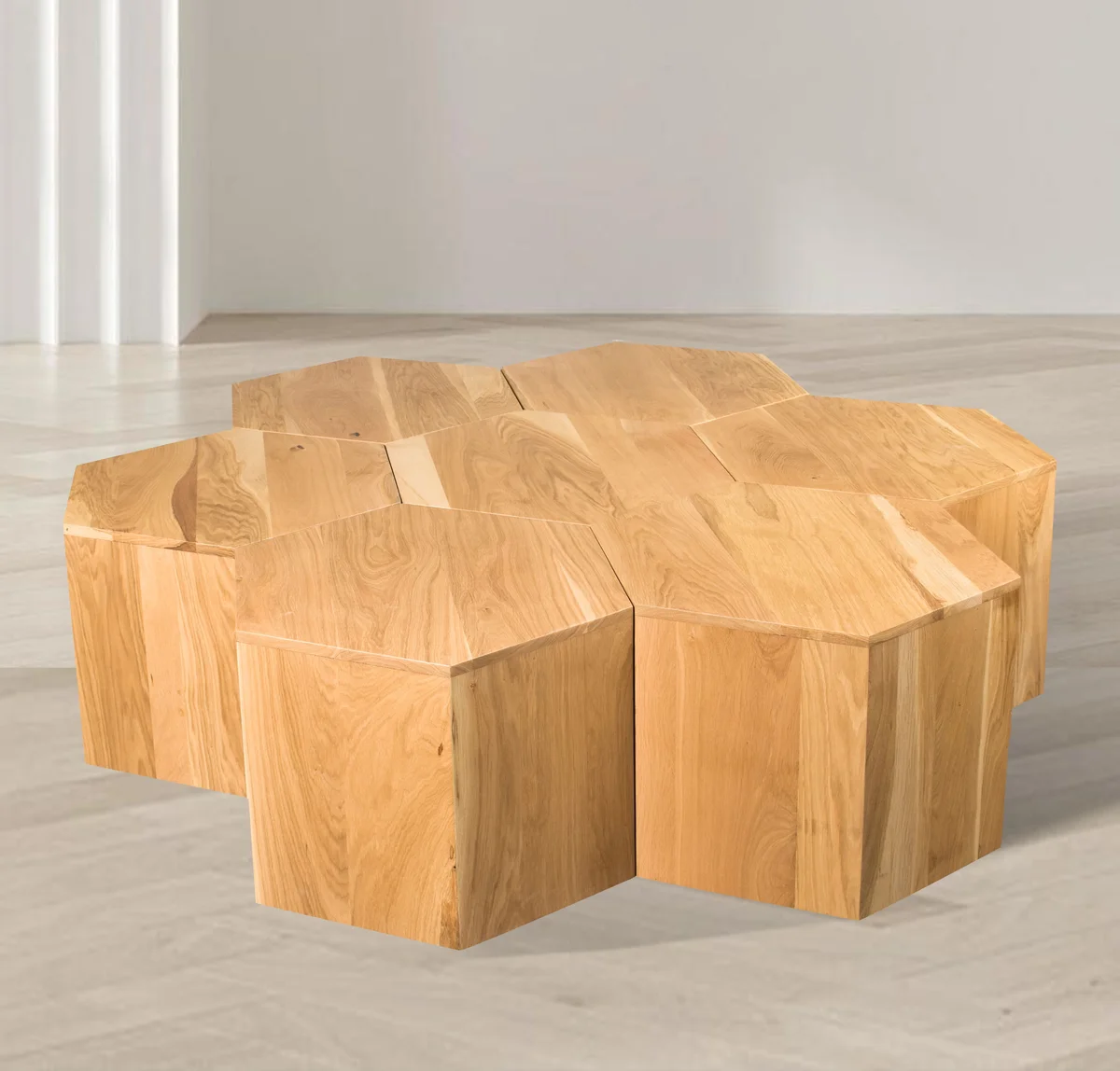 Eternal - Coffee Table 7 Piece - Natural - View 2