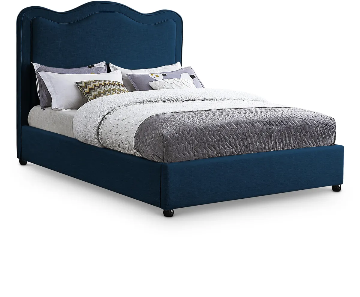 Felix - King Bed - Navy