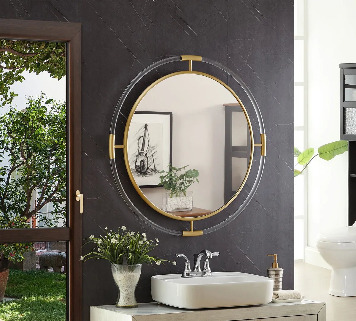 Ghost - Mirror Round - Gold