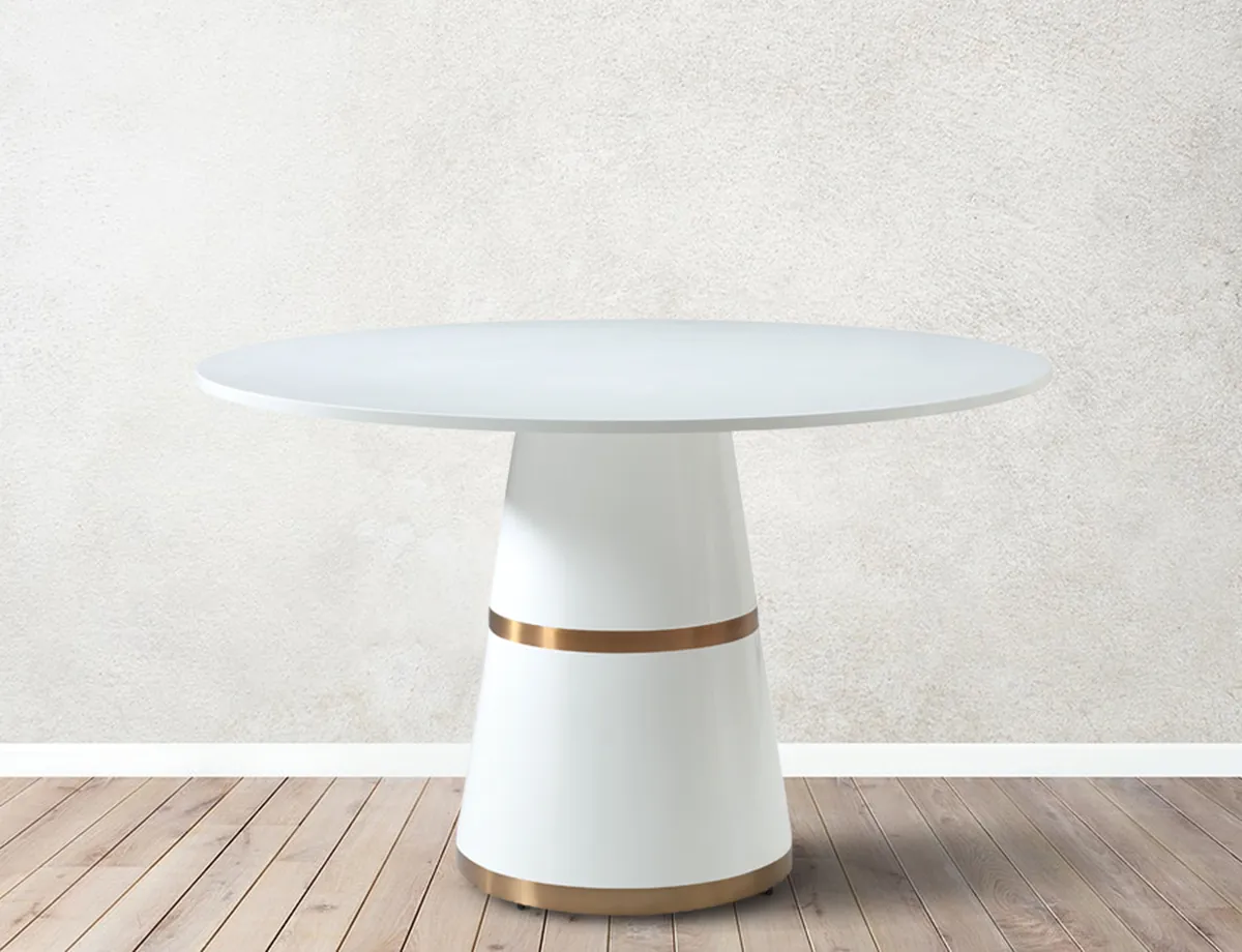 Hans - Dining Table - White - View 2