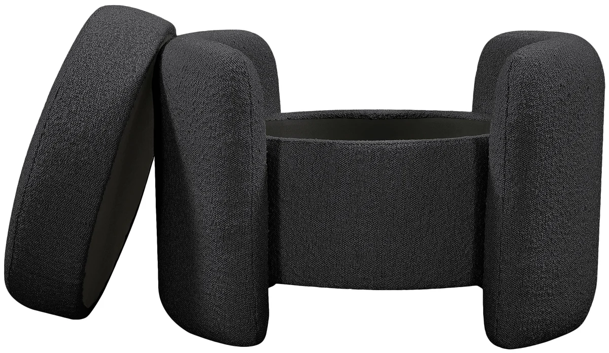 Horizon - Ottoman - Black