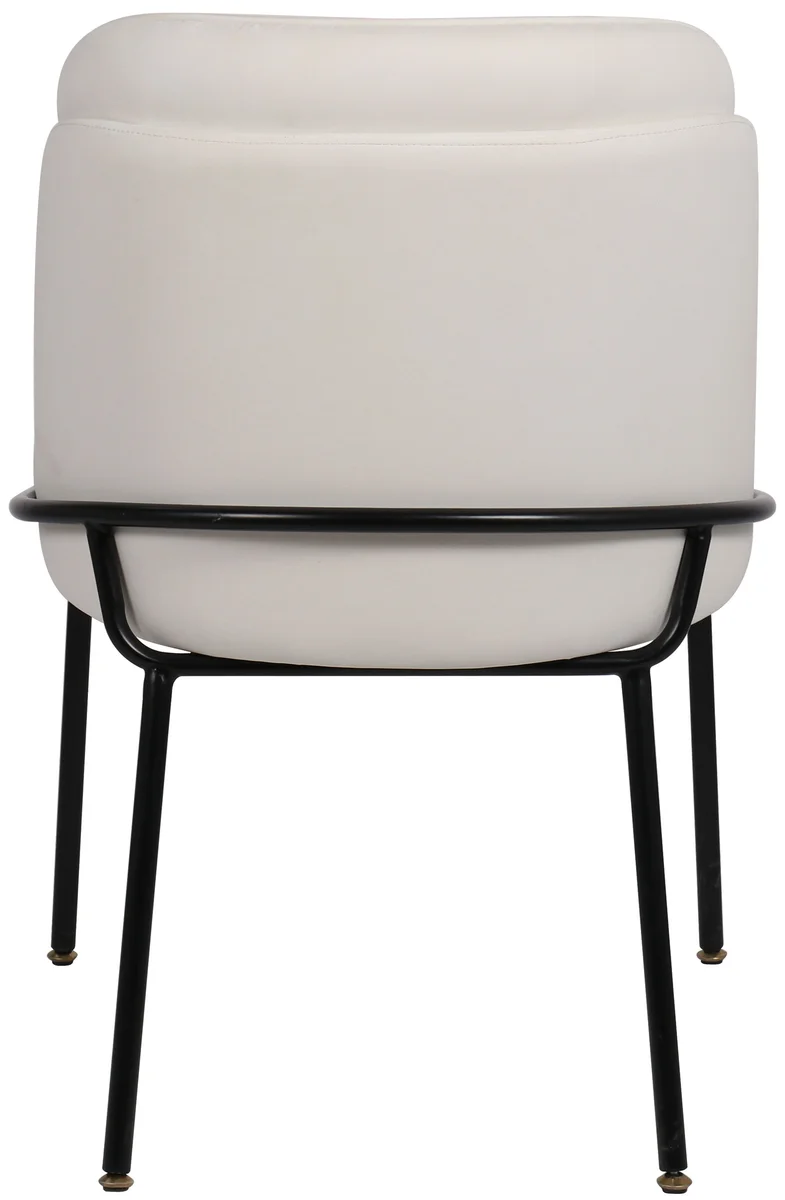 Jagger - Dining Chair (Set of 2) - White - Faux Leather - View 2