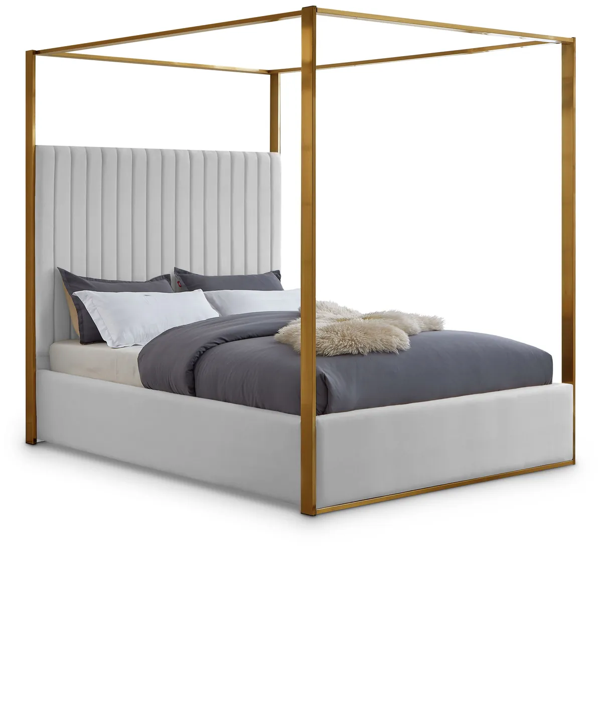 Jones - Queen Bed - White