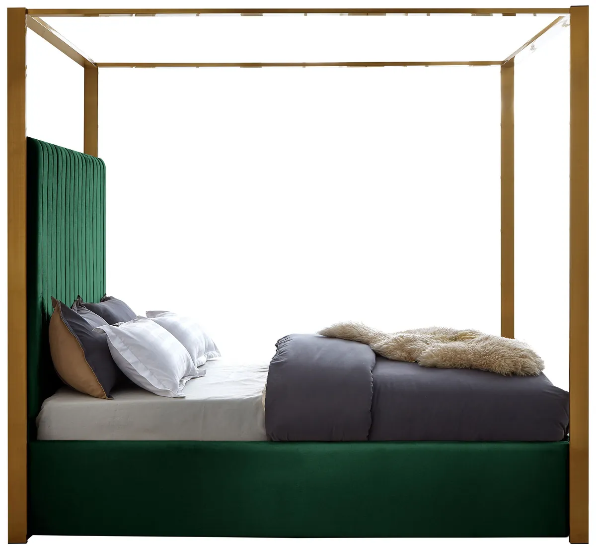 Jones - King Bed - Green