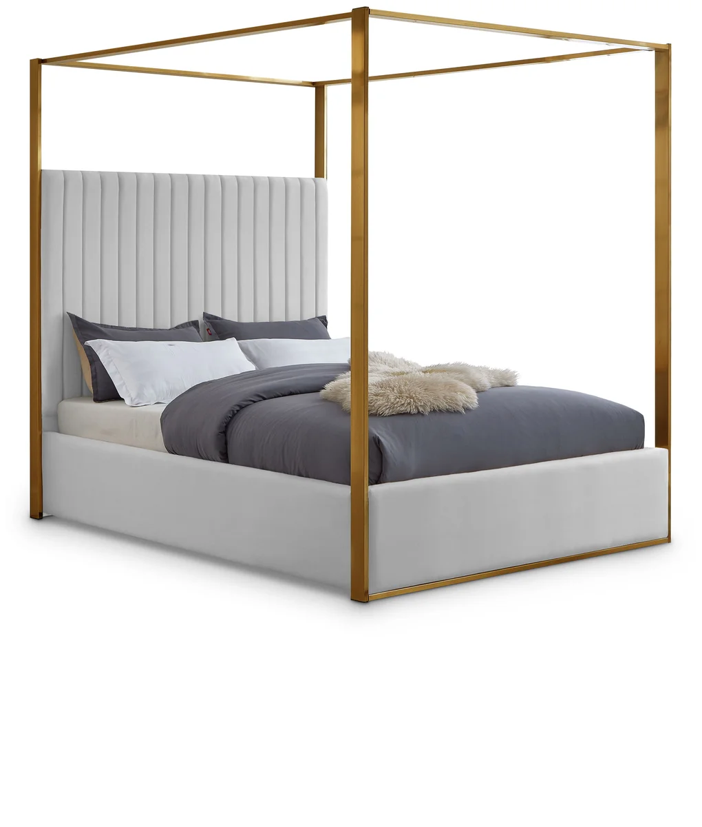 Jones - King Bed - White
