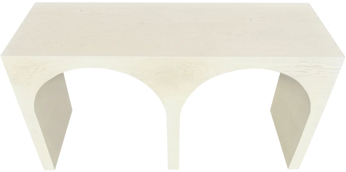 June - Console Table - Cream Oak - Wood