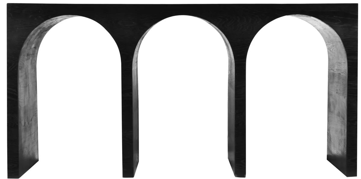 June - Console Table - Black Oak