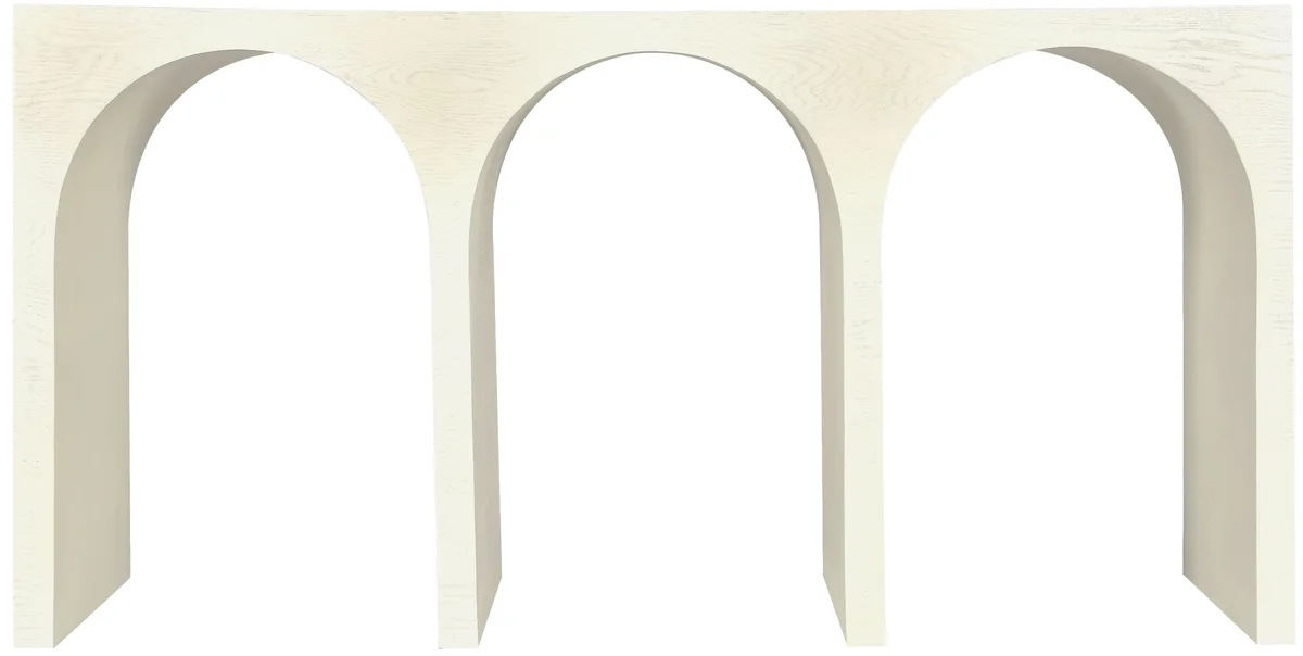 June - Console Table - Cream Oak