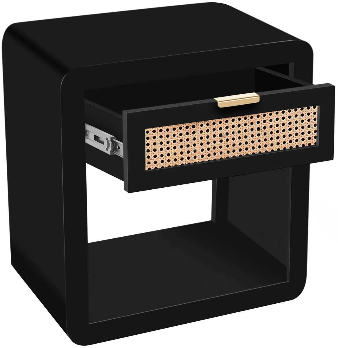 Langham - Night Stand - Black
