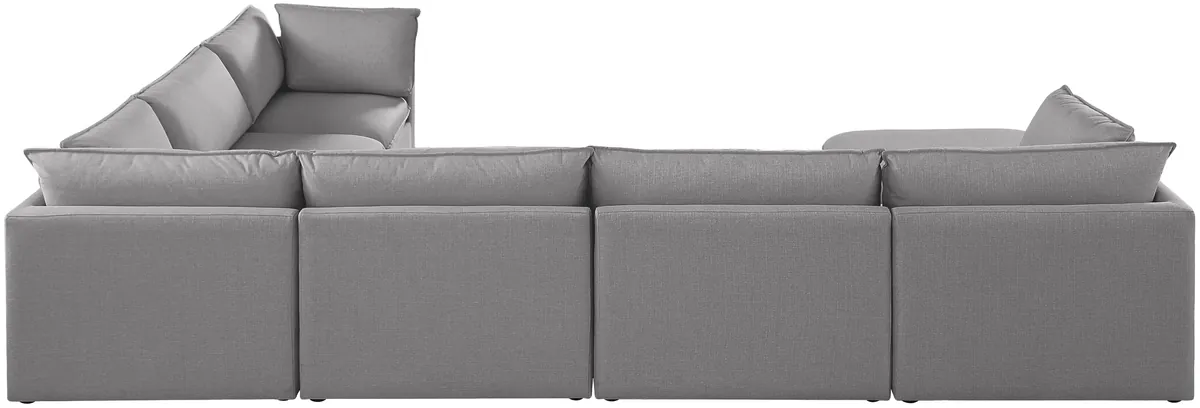 Mackenzie - 7 Piece Modular Sectional - Gray